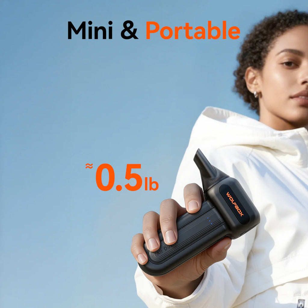 Wolfbox MF 60 - Trykkluftrenser –110000RPM Super Power