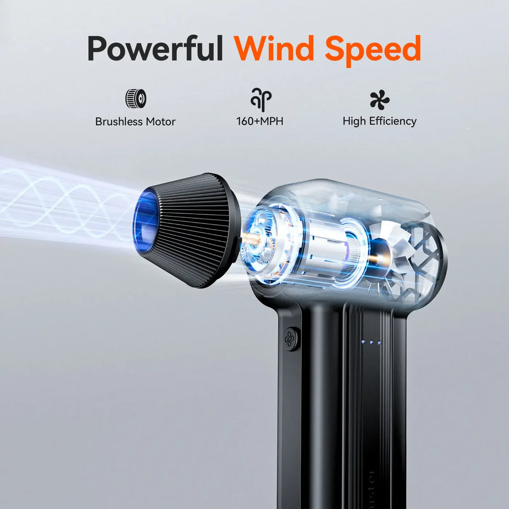Wolfbox MF 60 - Trykkluftrenser –110000RPM Super Power