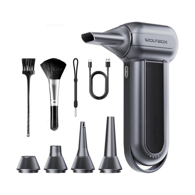 Wolfbox MF 100 - Trykkluftrenser –150000RPM Super Power